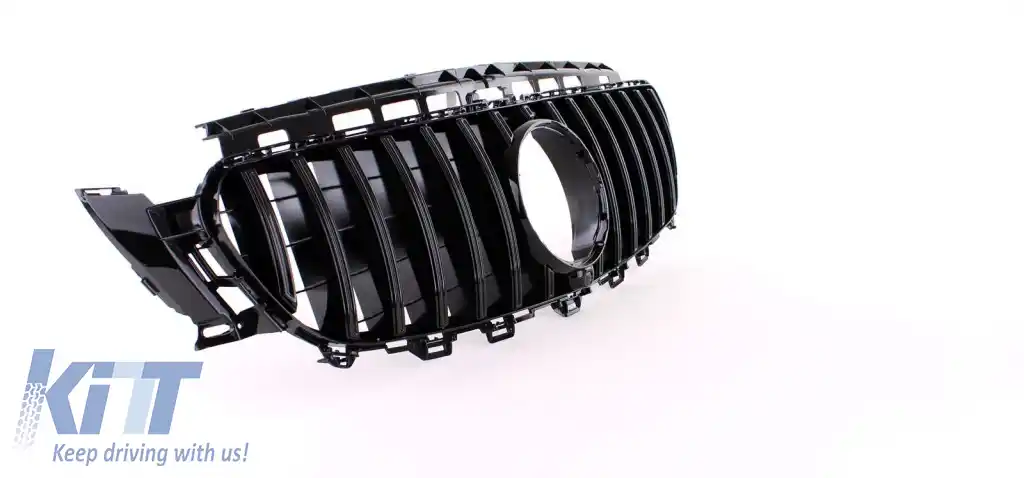Grilă sport radiator neagră lucioasă, potrivită pentru Mercedes E W213 S213 C238 A238 16-20-image-6264097