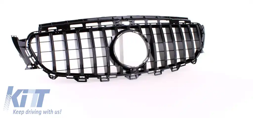Grilă sport radiator neagră lucioasă, potrivită pentru Mercedes E W213 S213 C238 A238 16-20-image-6264098