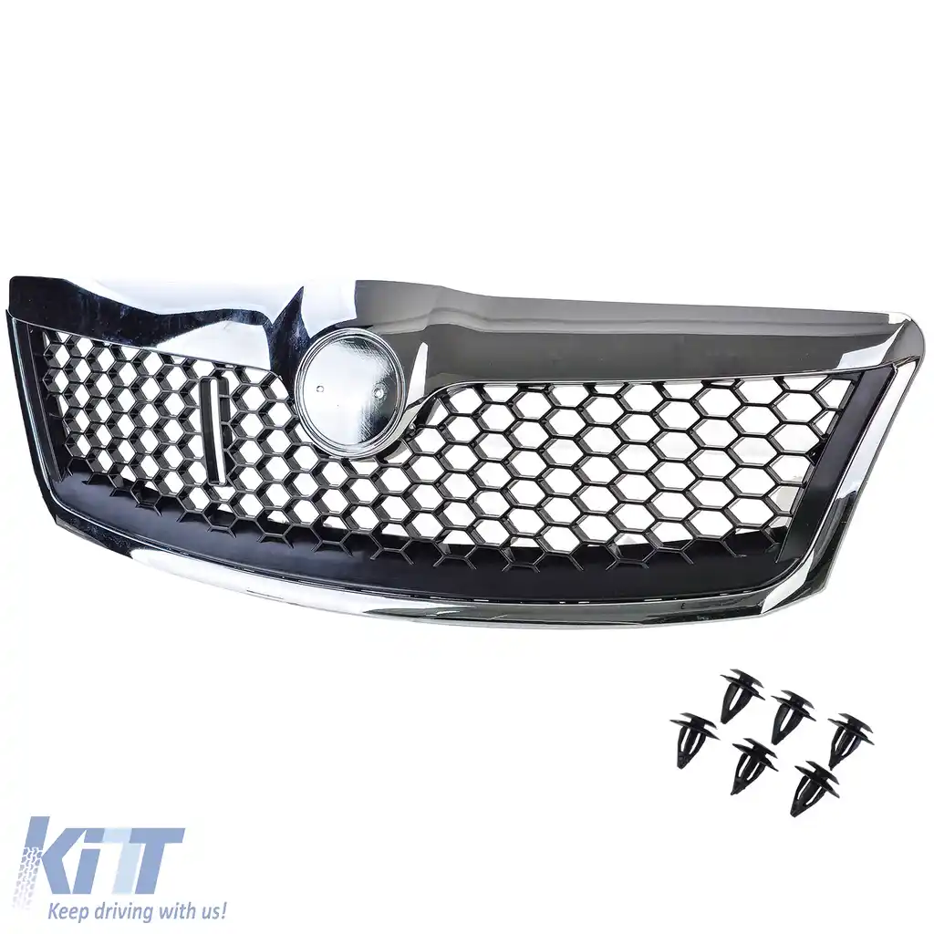 Grilă Sport RS crom negru potrivită pentru Skoda Octavia 1Z facelift 09-13-image-6193971