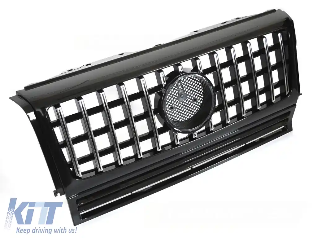 GRILĂ SPORT W464 LOOK CROM NEGRU potrivită pentru MERCEDES W463 90-12