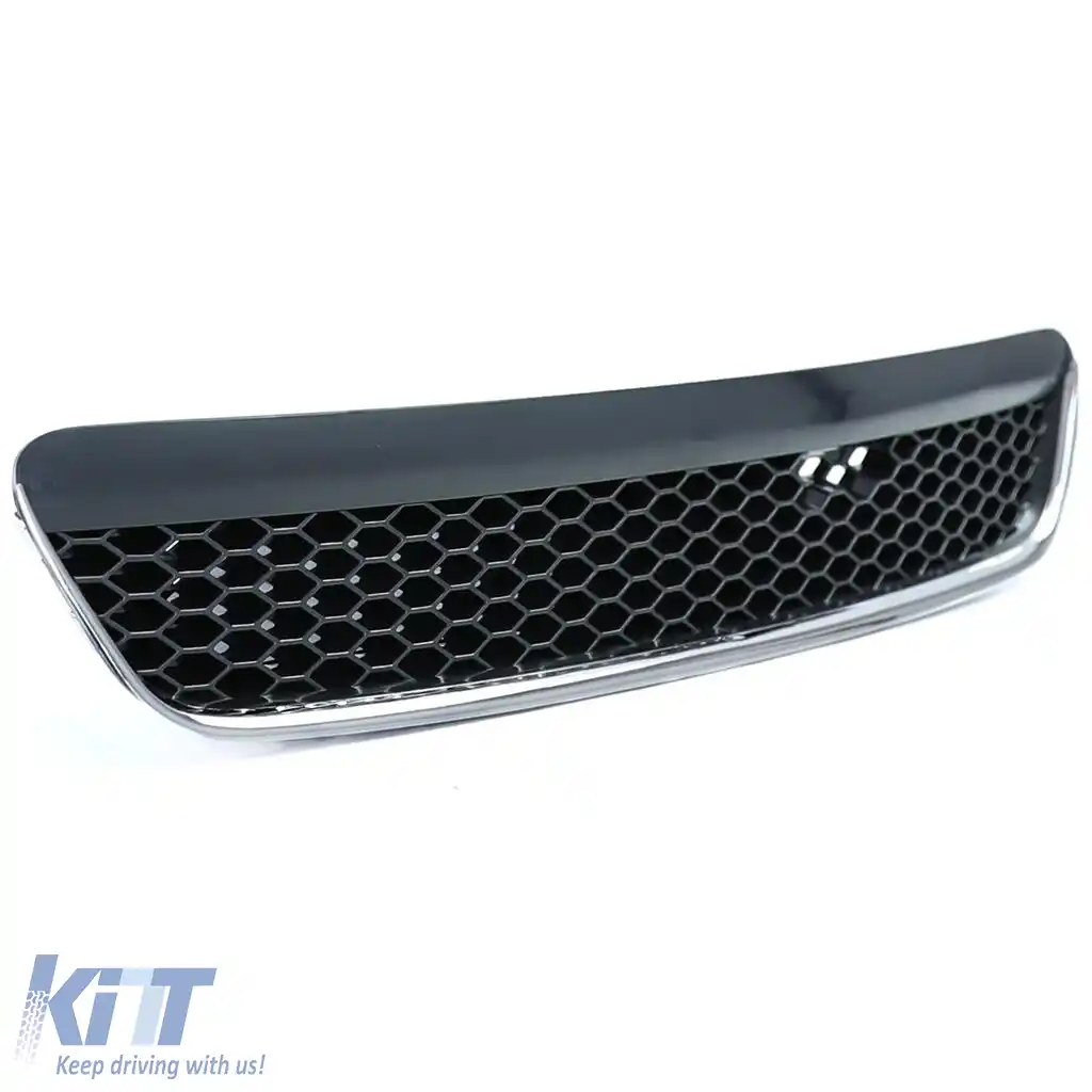 Grilă tip fagure fără emblemă, potrivită pentru Opel Astra G, inclusiv OPC 1997-2004-image-6210647
