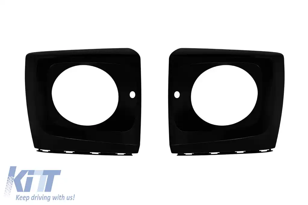 Grilă tip GT crom/neagră cu capace pentru faruri, potrivită pentru Mercedes G-Class W465 după 2025-image-6237130