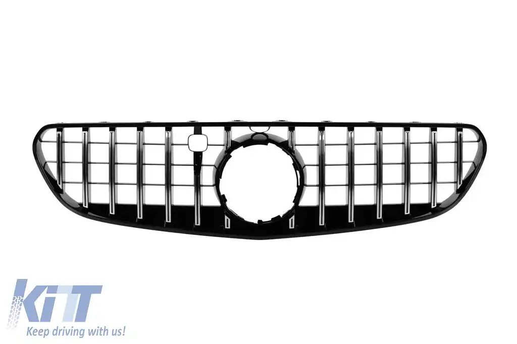 Grilă tip GT crom/neagră potrivită pentru Mercedes S-Class Coupe C217 2017-2020
