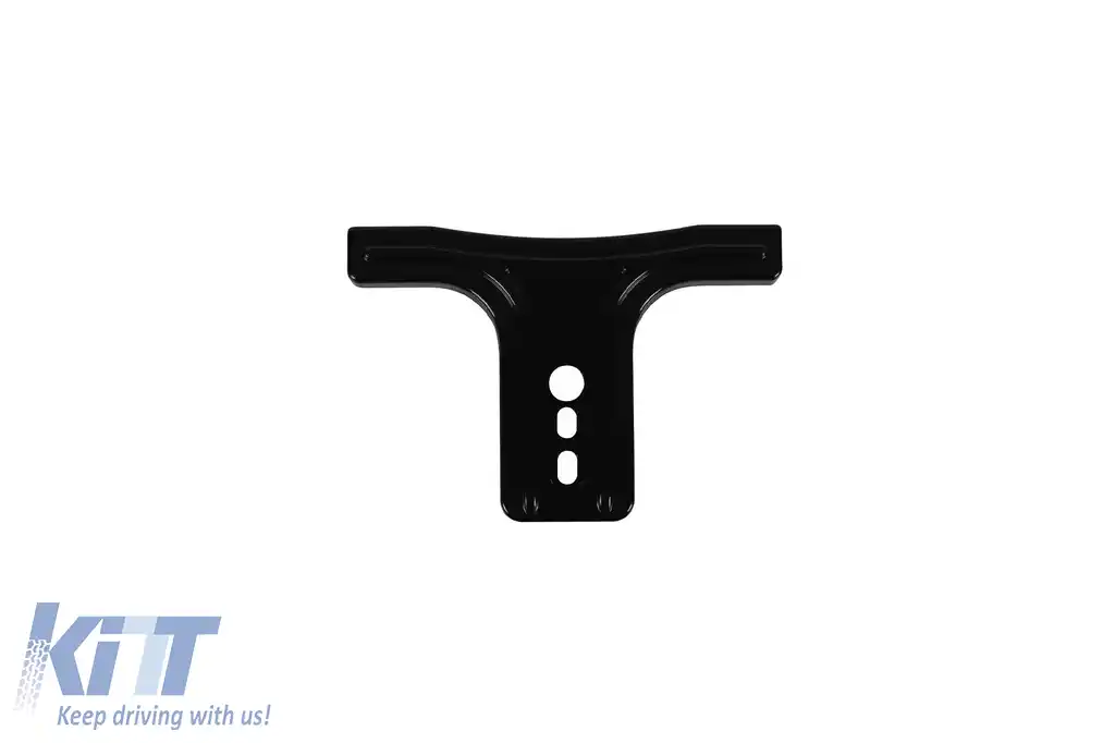 Grilă tip GT vopsită în negru, potrivită pentru Mercedes E-Class W212 2009-2013, fără deschidere pentru cameră-image-6145965
