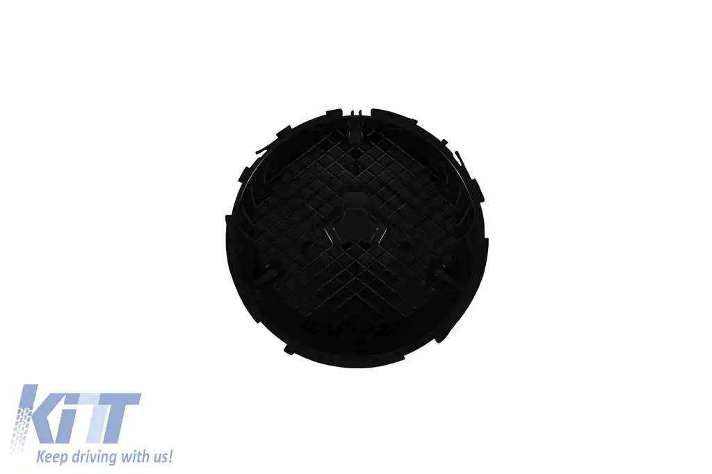 Grilă tip GT vopsită în negru, potrivită pentru Mercedes E-Class W212 2009-2013, fără deschidere pentru cameră-image-6145966