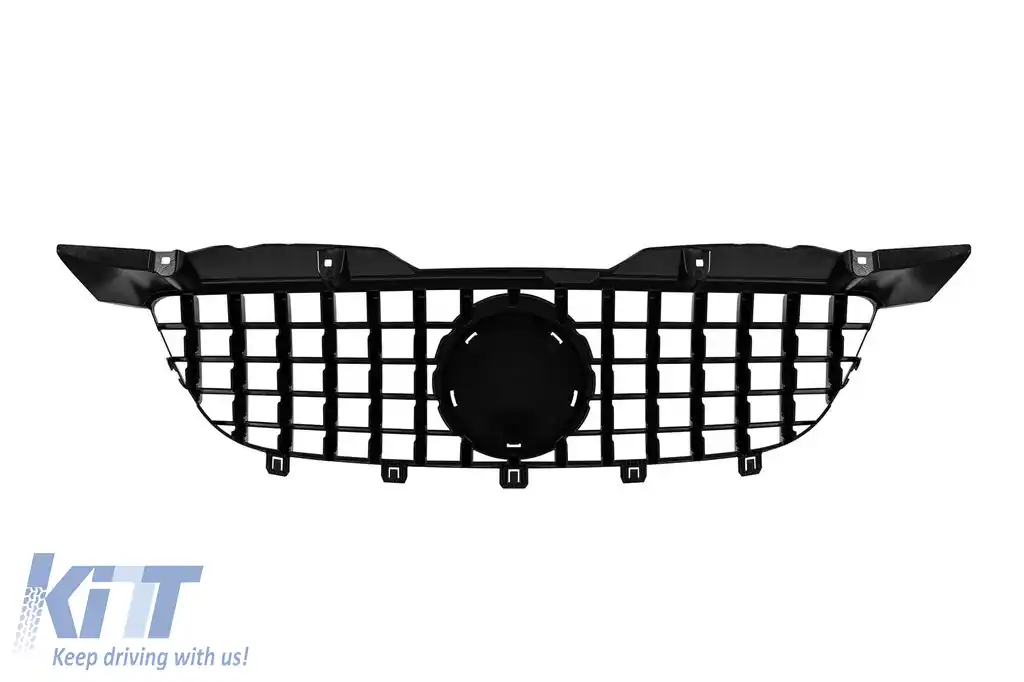 Grilă tip GT vopsită în negru, potrivită pentru Mercedes Sprinter W906 2009-2013-image-6146410