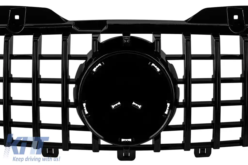 Grilă tip GT vopsită în negru, potrivită pentru Mercedes Sprinter W906 2009-2013-image-6146412