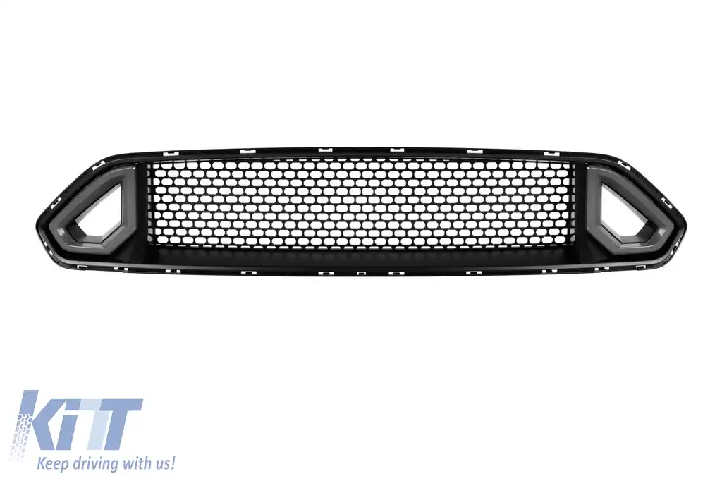 Grilă tip Rock cu lumini LED potrivită pentru Ford Mustang 2018-2020