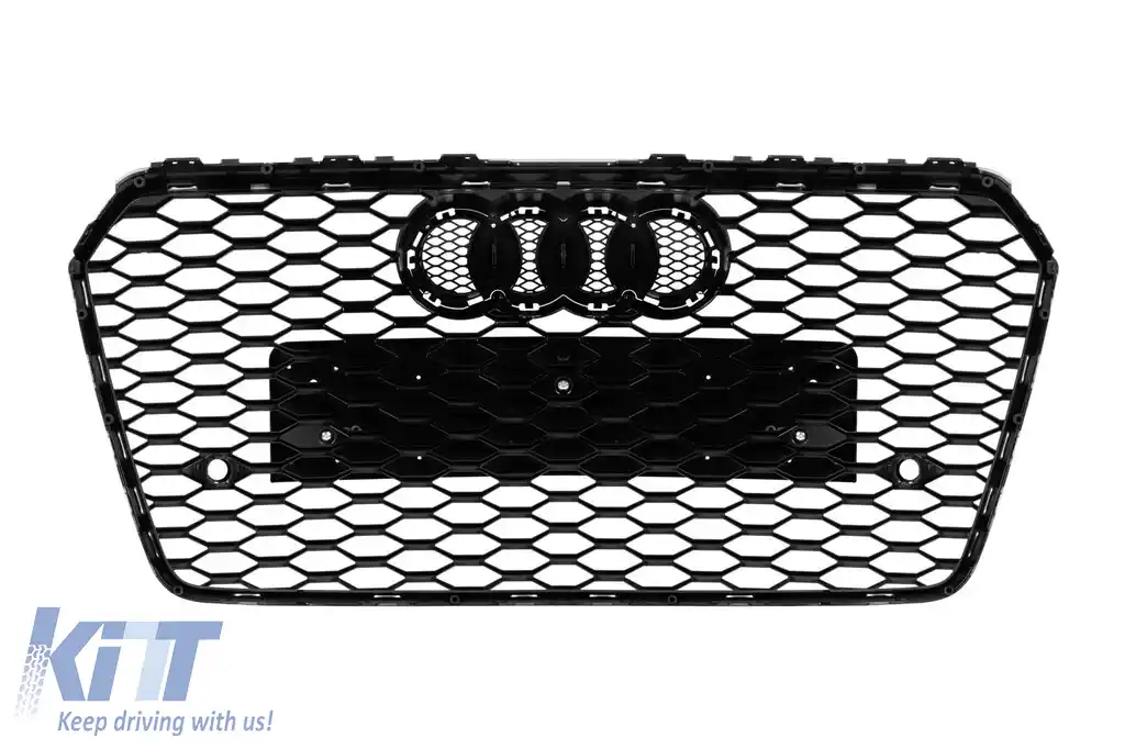 Grilă tip RS cu lac negru, potrivită pentru Audi A7 2015-2017-image-6164257