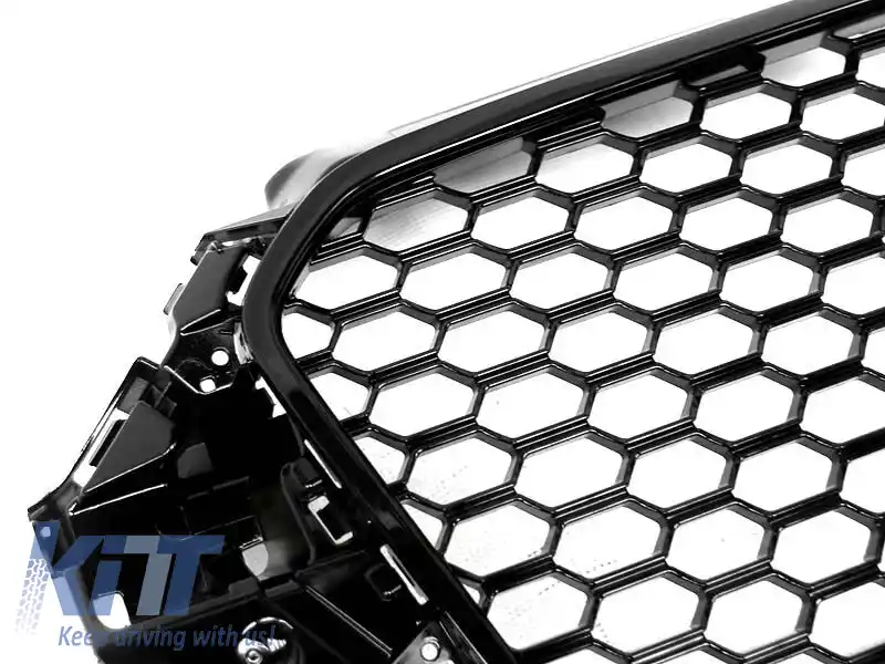 Grilă tip RS cu lac negru, potrivită pentru Audi A3 2012-2016-image-6145505