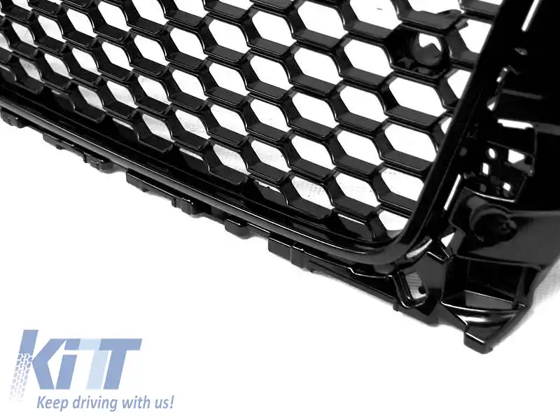Grilă tip RS cu lac negru, potrivită pentru Audi A3 2012-2016-image-6145506