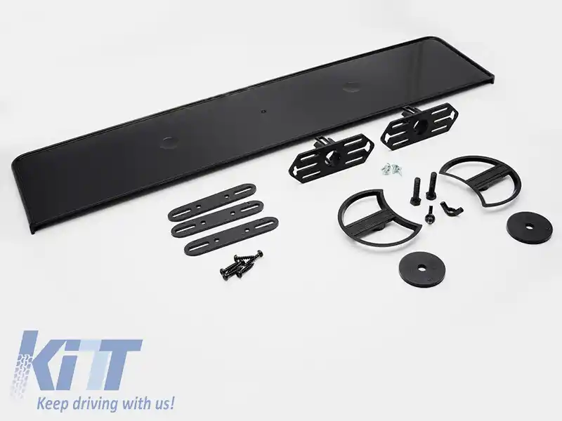 Grilă tip RS cu lac negru, potrivită pentru Audi A6 C7 sedan, break 2014-2018 pentru bara standard și S-line-image-6236842