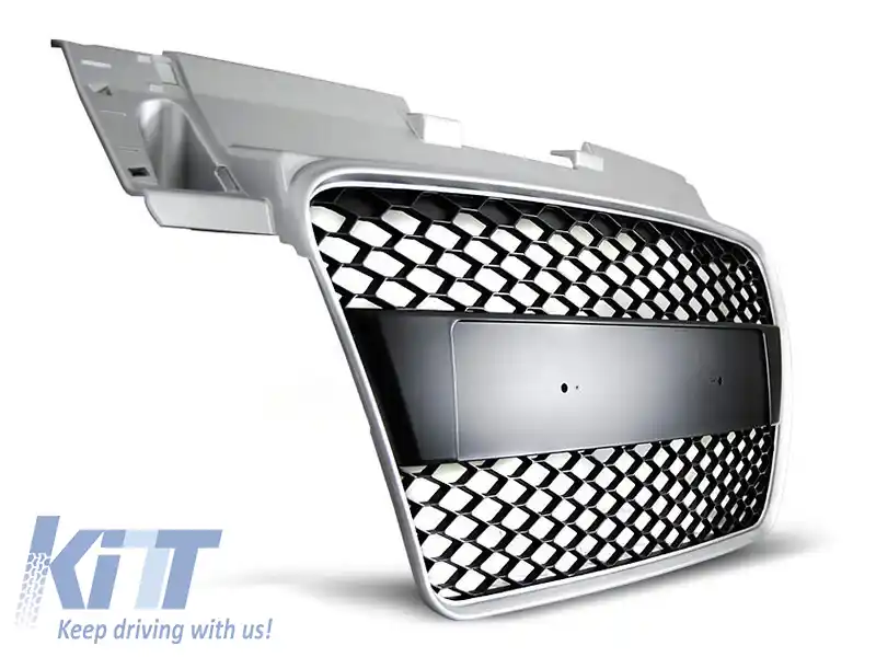 Grilă tip RS gri/neagră potrivită pentru Audi TT coupe, cabrio 2006-2014