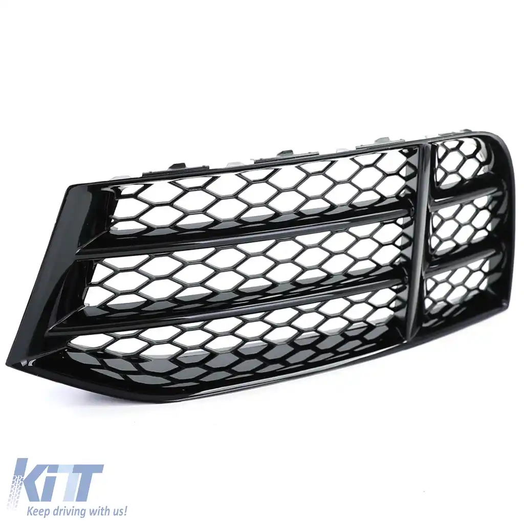 Grilă trim de bumper stânga neagră, potrivită pentru Audi RS5 B8 8T 10-17-image-6278012