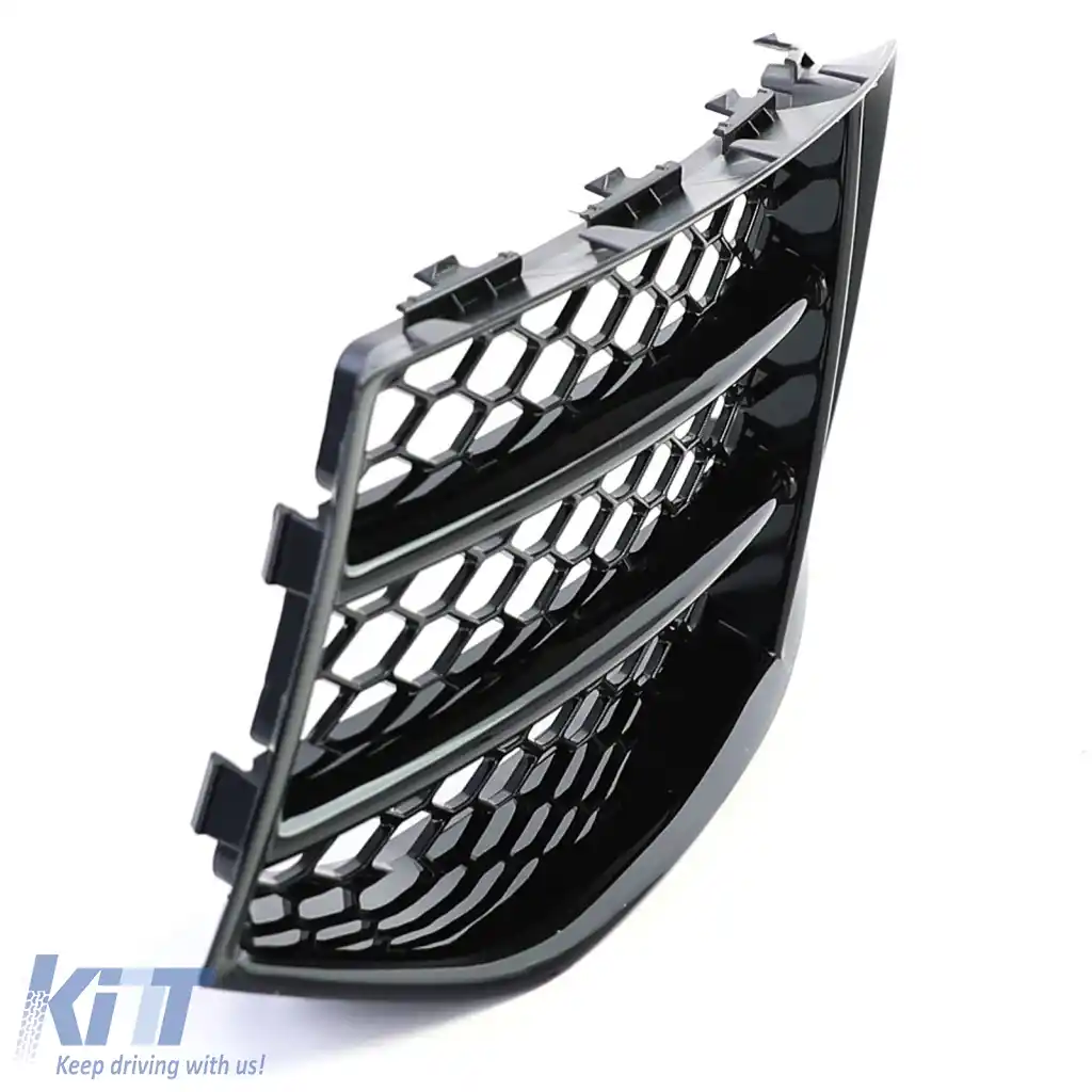 Grilă trim de bumper stânga neagră, potrivită pentru Audi RS5 B8 8T 10-17-image-6278014