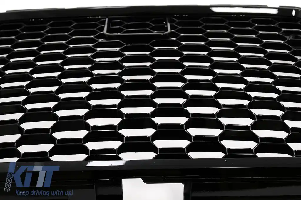 Grila Centrala compatibil cu Audi A3 8V Facelift (2017-2018) Negru Lucios RS3 Design-image-6098482