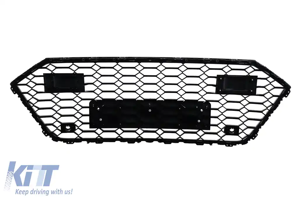 Grila Centrala compatibil cu Audi A7 4K (2018-) RS7 Design Negru Lucios-image-6266262