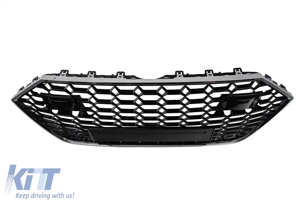Grila Centrala compatibil cu Audi A7 4K (2018-) RS7 Design Crom-image-6266286
