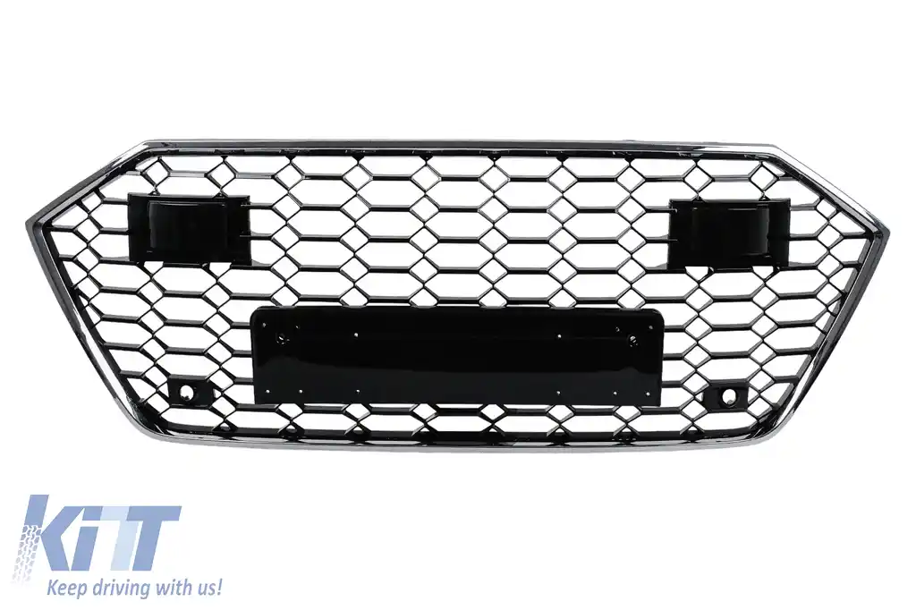 Grila Centrala compatibil cu Audi A7 4K (2018-) RS7 Design Crom