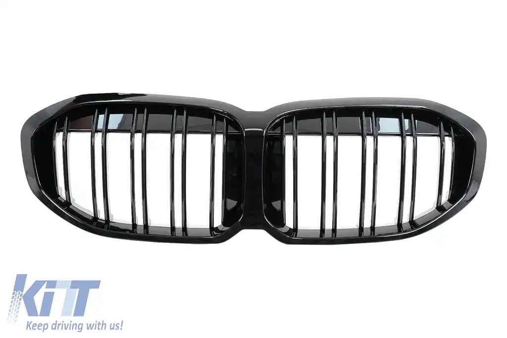Grila Centrala compatibil cu BMW Seria 1 F40 (2019-) M Design Negru Lucios-image-6105643