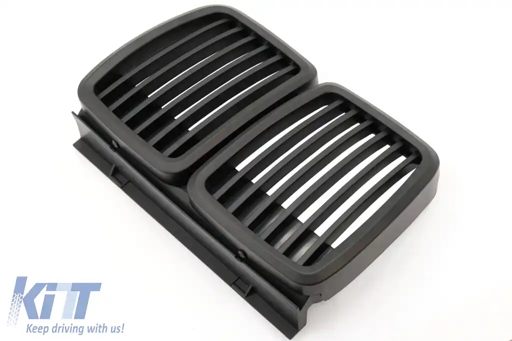 Grila Centrala compatibil cu BMW Seria 3 E30 (1982-1994) Negru Mat-image-6081915