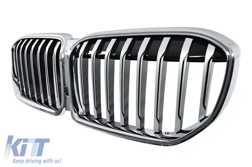 Grila Centrala compatibil cu BMW Seria 7 G11 G12 LCI (2020-2022 ) cu LED