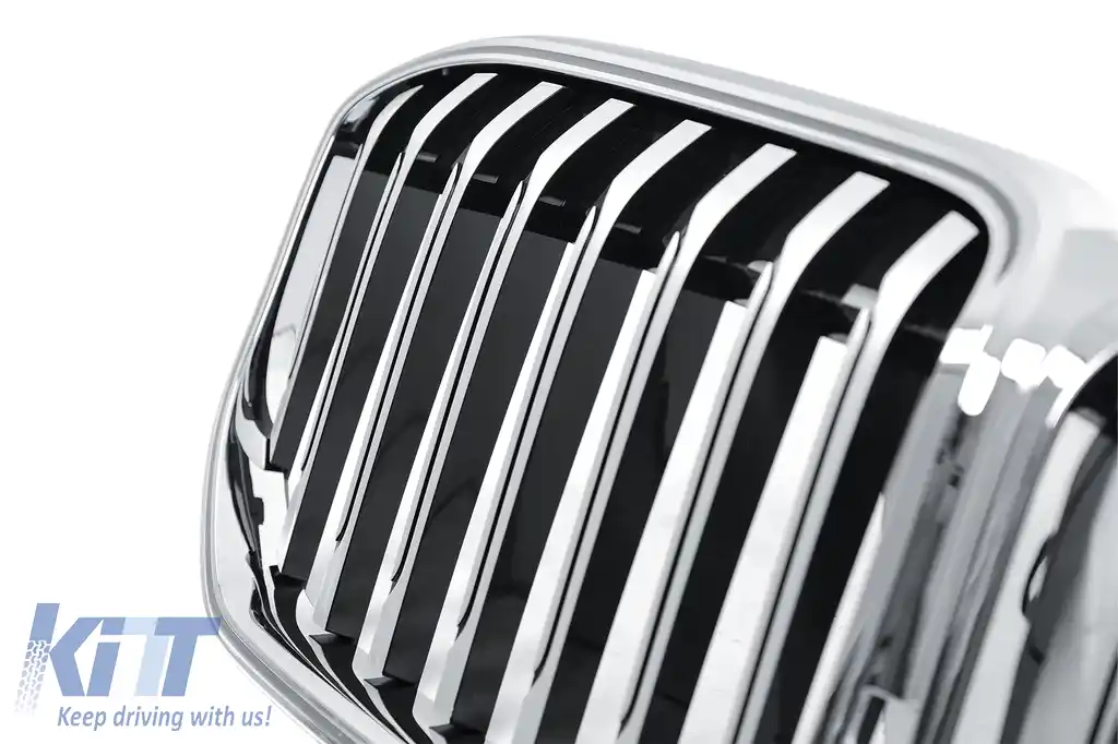 Grila Centrala compatibil cu BMW Seria 7 G11 G12 LCI (2020-2022 ) cu LED-image-6165716