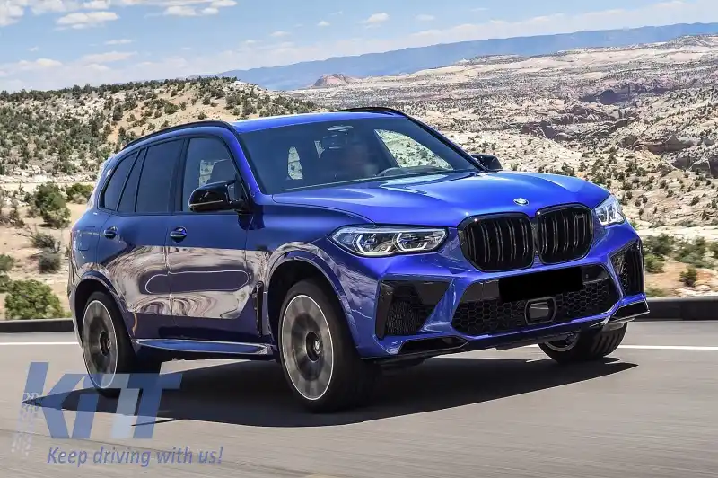 Grila Centrala compatibil cu BMW X5 G05 (2018-up) Negru Lucios M Design-image-6059433