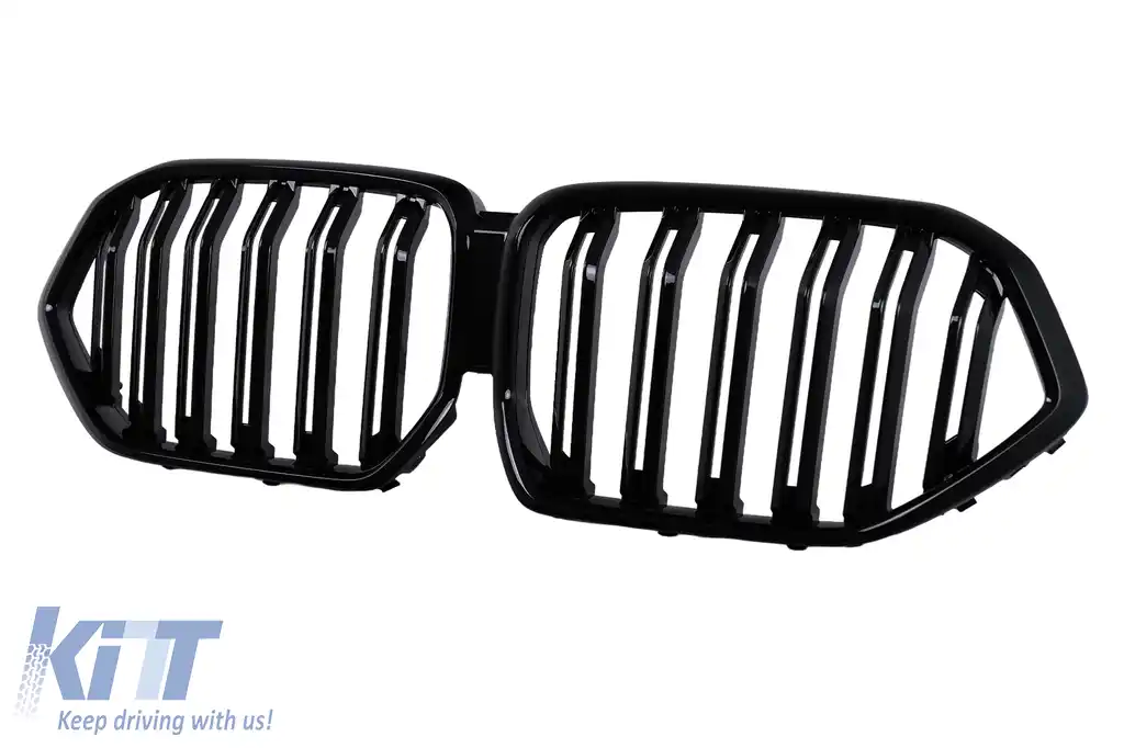 Grila Centrala compatibil cu BMW X6 G06 (2019–) M Design Negru Lucios-image-6259840