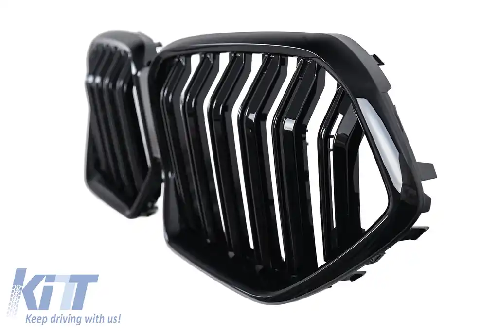Grila Centrala compatibil cu BMW X6 G06 (2019-2022) M Design Negru Lucios-image-6259842