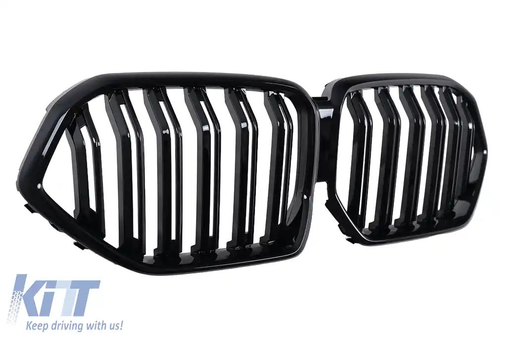 Grila Centrala compatibil cu BMW X6 G06 (2019-2022) M Design Negru Lucios-image-6259845