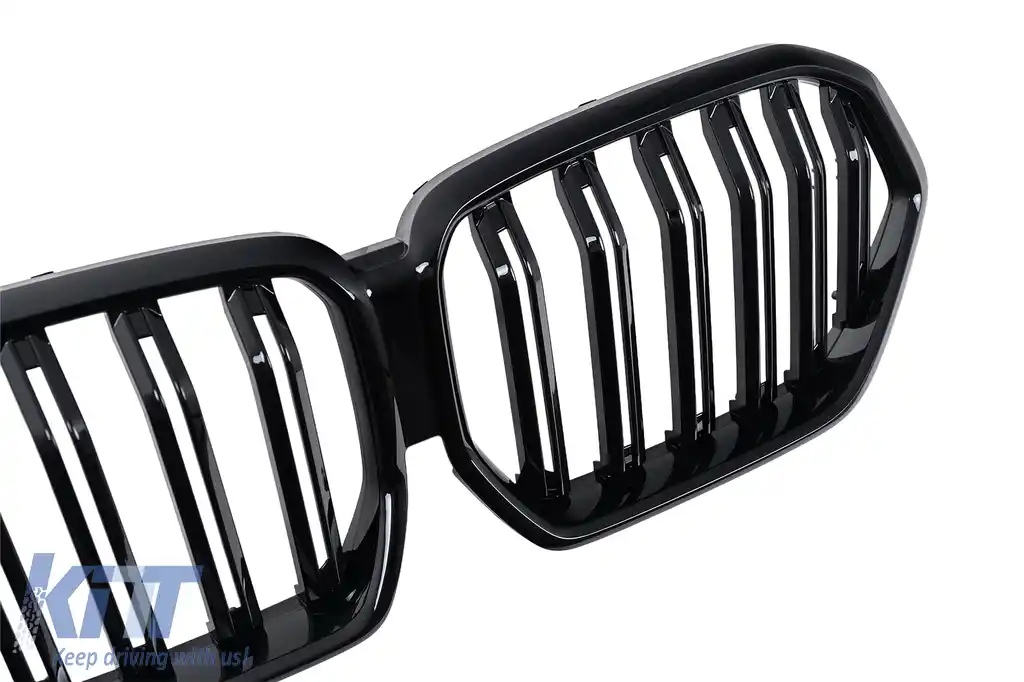 Grila Centrala compatibil cu BMW X6 G06 (2019-2022) M Design Negru Lucios-image-6259846