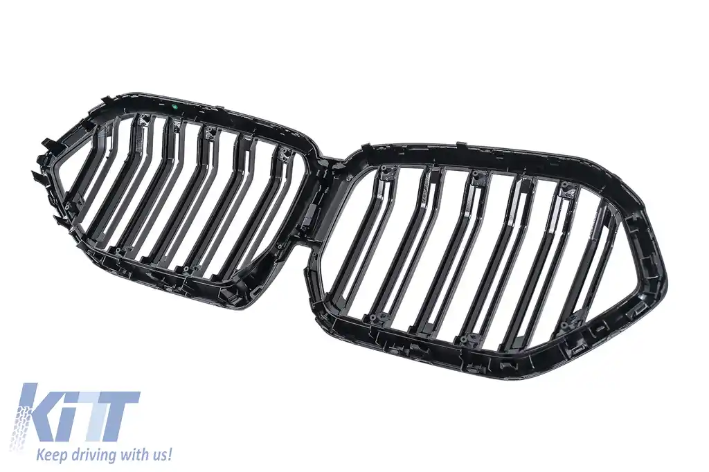 Grila Centrala compatibil cu BMW X6 G06 (2019-2022) M Design Negru Lucios-image-6259848