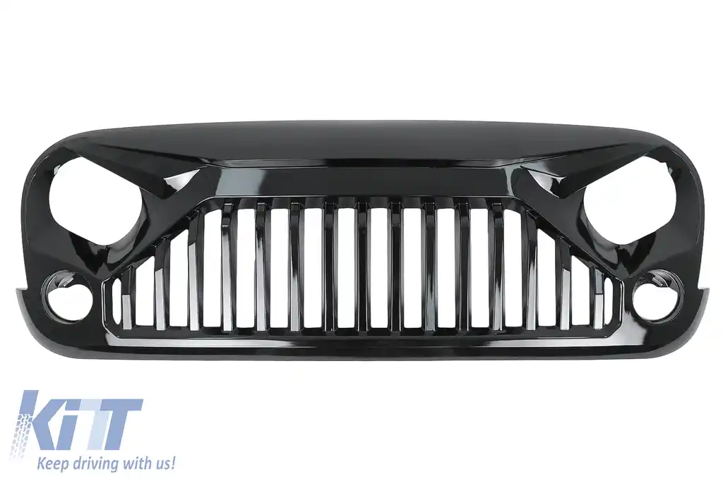 Grila Centrala compatibil cu JEEP Wrangler / Rubicon JK (2007-2017) Angry VaderDesign Negru