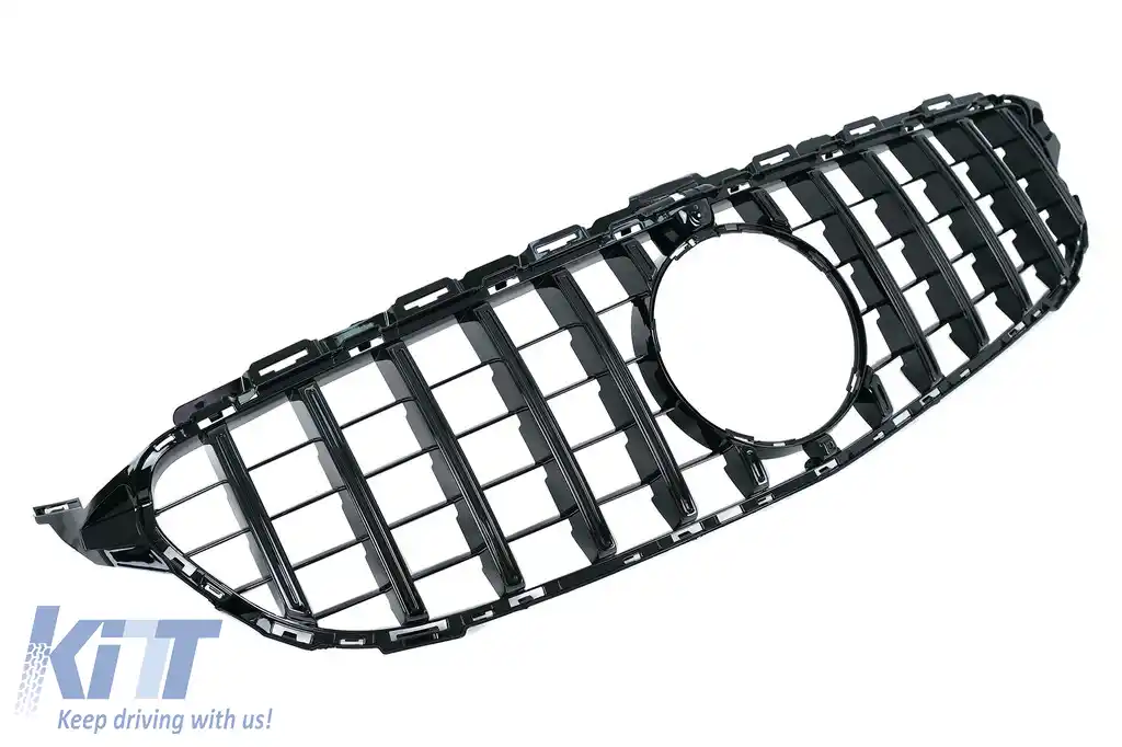 Grila Centrala compatibil cu Mercedes C-Class W205 S205 C205 (2014-2020) GTR Design-image-6128307