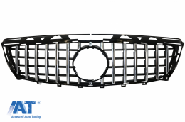 Grila Centrala compatibil cu Mercedes CLS W218 C118 (2011-2014) X218 Shooting Brake (2012-2014) GT-R Panamericana Design Crom-image-6069185