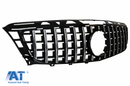 Grila Centrala compatibil cu Mercedes CLS W218 C118 (2011-2014) X218 Shooting Brake (2012-2014) GT-R Panamericana Design Crom-image-6069202