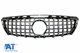 Grila Centrala compatibil cu Mercedes CLS W218 C118 (2011-2014) X218 Shooting Brake (2012-2014) GT-R Panamericana Design-image-6069173