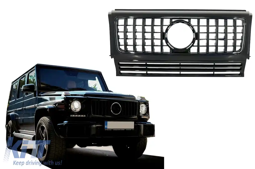Grila Centrala compatibil cu Mercedes G-Class W463 (1990-2014) G63 GT-R Panamericana Design