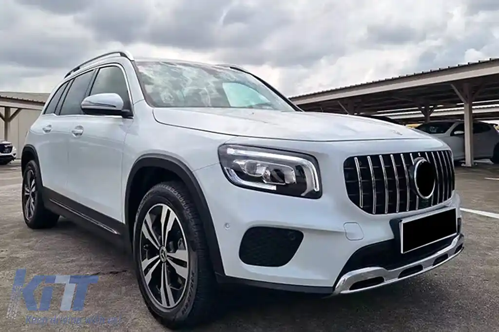 Grila Centrala compatibil cu Mercedes GLB-Class X247 (2019-2023) GT-R Panamericana Design Chrome-image-6126994