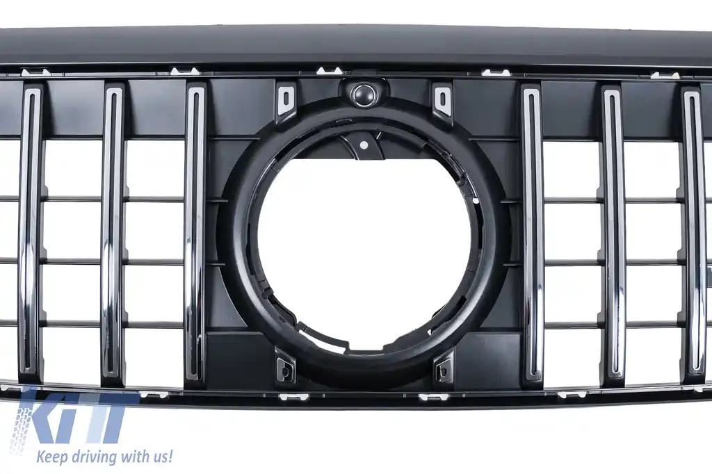 Grila Centrala compatibil cu Mercedes GLB-Class X247 Facelift Standard (07.2023-2026) GT-R Panamericana Design Chrome-image-6128570