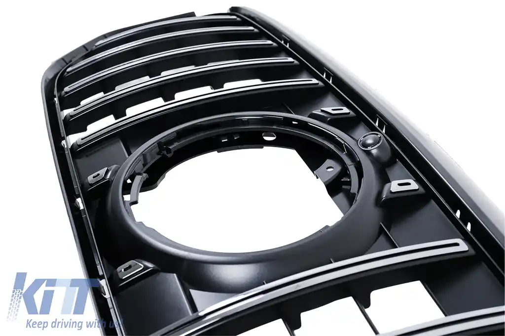 Grila Centrala compatibil cu Mercedes GLB-Class X247 Facelift Standard (07.2023-2026) GT-R Panamericana Design Chrome-image-6128573