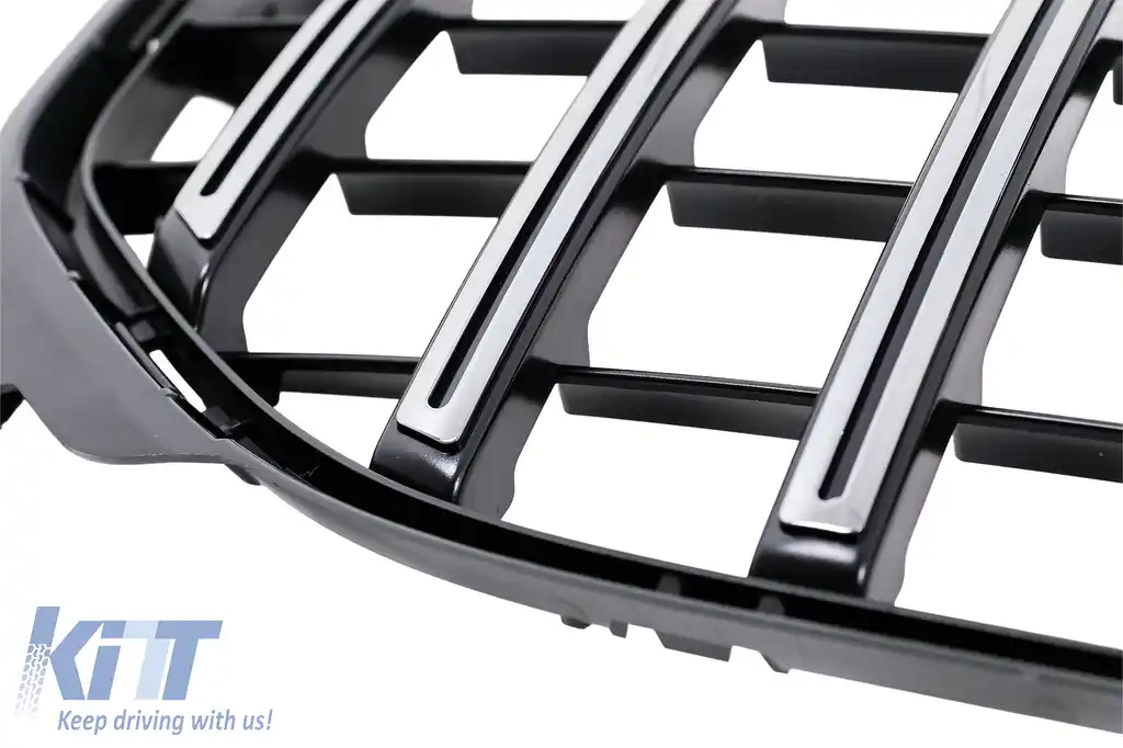 Grila Centrala compatibil cu Mercedes GLB-Class X247 Facelift Standard (07.2023-2026) GT-R Panamericana Design Chrome-image-6128574