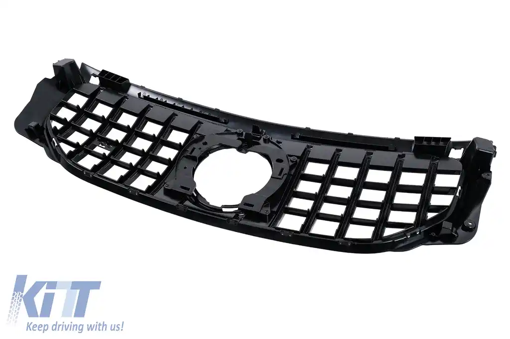 Grila Centrala compatibil cu Mercedes GLB-Class X247 Facelift Standard (07.2023-2026) GT-R Panamericana Design Chrome-image-6128575