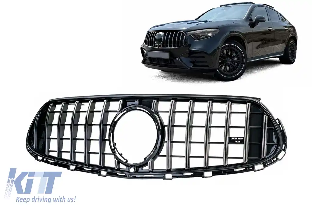 Grila Centrala compatibil cu Mercedes GLC-Class SUV X254 Coupe C254 (2022-2027) GTR Design