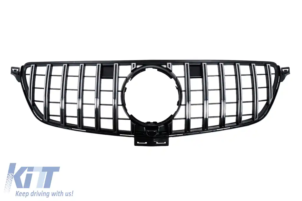 Grila Centrala compatibil cu Mercedes GLE Coupe C292 (2015-2018) GLE W166 SUV (2015-2018) GT-R Panamericana Design