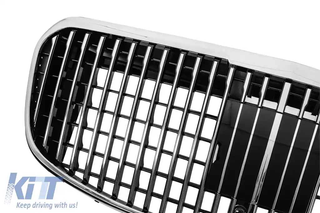 Grila Centrala compatibil cu Mercedes GLS SUV X167 Facelift (2023-up) M Look Crom-image-6128535