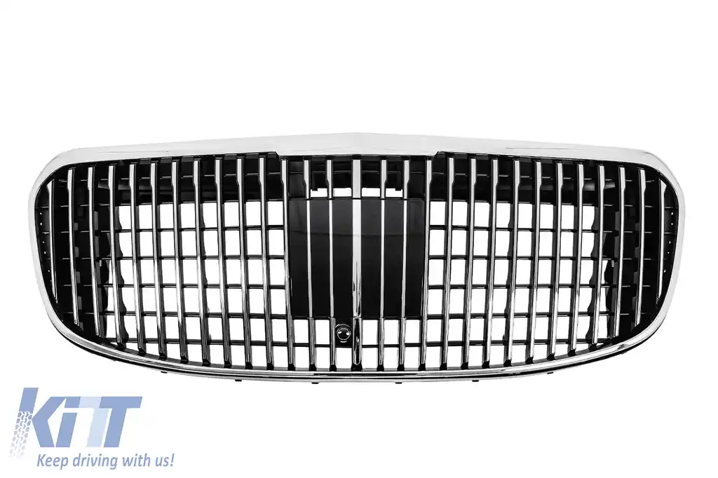 Grila Centrala compatibil cu Mercedes GLS SUV X167 Facelift (2023-up) M Look Crom