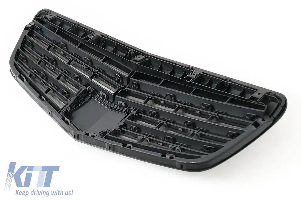 Grila Centrala compatibil cu Mercedes S-Class W221 Facelift (2010-2013) S63 S65 Piano Black Design-image-6127563
