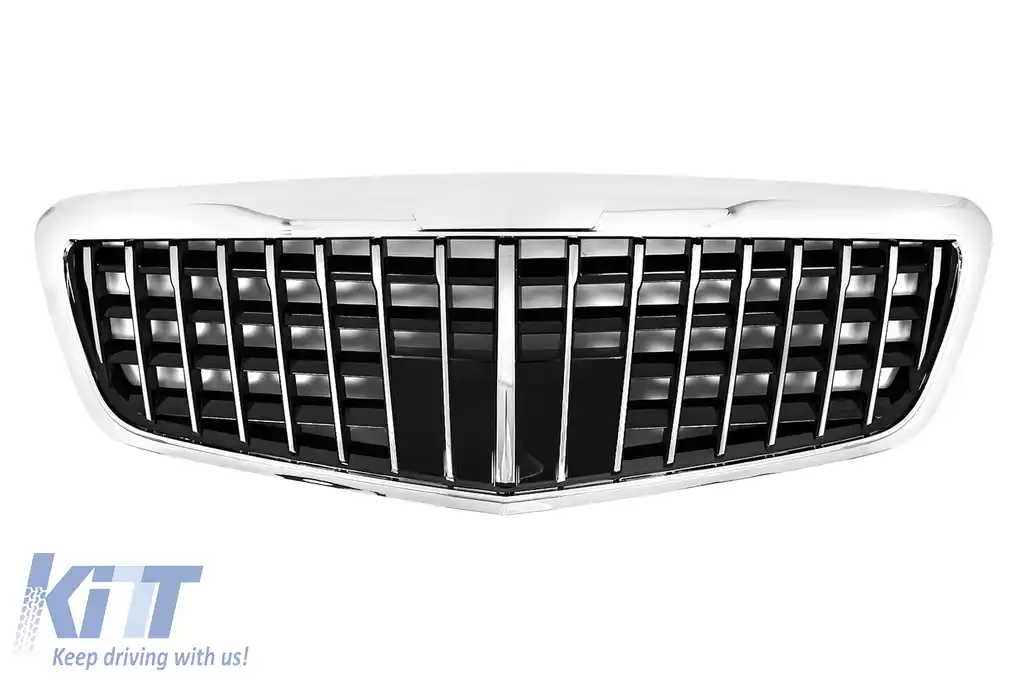 Grila Centrala compatibil cu Mercedes S-Class W221 Facelift (2010-2013) Vertical Design